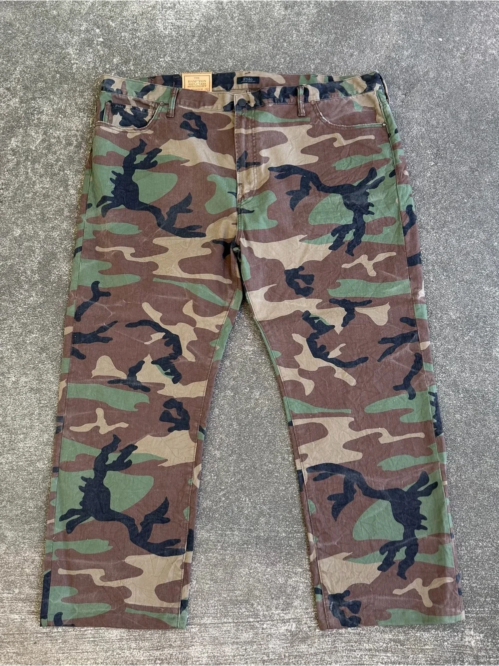 Polo Ralph Lauren The Hampton Relaxed Straight Stretch Camo Pants Size 46Bx32